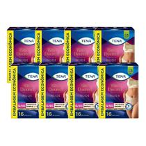 Kit 8 Fraldas Adulto Tena Pants Discreet Nude G/Eg 16 Unidades cada