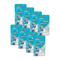 Kit 8 Fraldas Pampers para Água Splashers Baby Shark P-M com 12un cada Kit 8 Fraldas Pampers para Água Splashers Baby Shark P-M com 12un cada