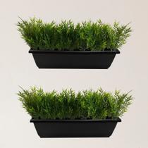 kit 8 galhos folhagens planta artificial bambu 35cm enfeites para sala paineis de plantas kit 8 galhos folhagens planta artificial bambu 35cm enfeites para sala paineis de plantas