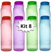 Kit 8 Garrafa de Agua Para Geladeira 1,4 Litros Gelada 1400ml Cozinha Água 1,4l