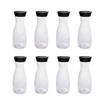 Kit 8 Garrafas De Água Suco 1 Litro Atacado Restaurante Azul