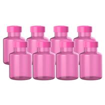 Kit 8 Garrafinhas Mini Pet De Água 300ml Squeeze Infantil Escola Lembrancinha Para Festa