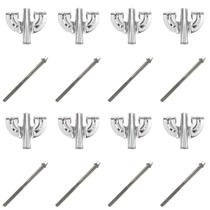 Kit 8 Garras Bumbo Cromado 12.1 + 8 Parafusos 110mm x 6mm Kit 8 Garras Bumbo Cromado 12.1 + 8 Parafusos 110mm x 6mm