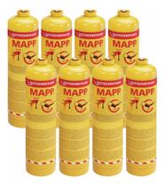 Kit 8 Gás Mapp Pro 360 Cilindro 400g R35539 Rothenberger