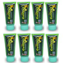Kit 8 Geltruz Gel Massagem Com Oleo De Avestruz