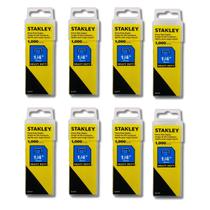 Kit 8 Grampo Grampeador Stanley Heavy Duty 6mm 1/4 Pol. Tapeceiro Marceneiro Estofado Pistola Manual Kit 8 Grampo Grampeador Stanley Heavy Duty 6mm 1/4 Pol. Tapeceiro Marceneiro Estofado Pistola Manual