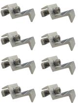 Kit 8 Grampo Painel Placa Solar Presilha Fixador Terminal Universal