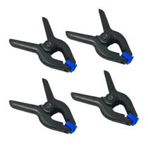 Kit 8 Grampo Sargento Multiuso 2 Pol Aperto Rápido Plástico