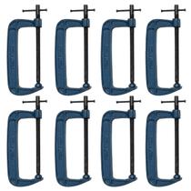 Kit 8 Grampo Sargento Tipo C 200Mm 8 Pol. Para Marceneiro