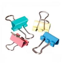 Kit 8 Grampos Prendedor Papel Em Metal Colorido Tons Pastel, Kit 8 Grampos Prendedor Papel Em Metal Colorido Tons Pastel,