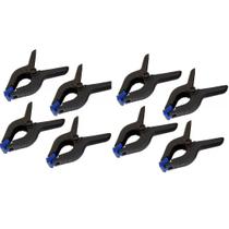 Kit 8 Grampos Sargento Madeira Marceneiro Aperto Rápido 4Pol Kit 8 Grampos Sargento Madeira Marceneiro Aperto Rápido 4Pol