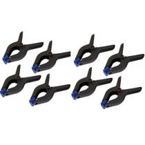 Kit 8 Grampos Sargento Madeira Marceneiro Aperto Rápido 4Pol Kit 8 Grampos Sargento Madeira Marceneiro Aperto Rápido 4Pol