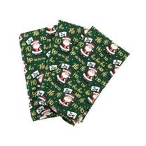 Kit 8 Guardanapo Tecido Tricoline Algodão Para Natal 40X40