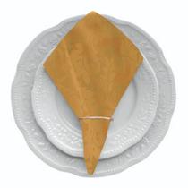 Kit 8 Guardanapos de Mesa Posta 30cm X 30cm Com Anel Jacquard Adamascado Kit 8 Guardanapos de Mesa Posta 30cm X 30cm Com Anel Jacquard Adamascado