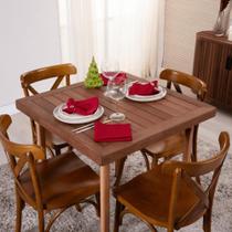 Kit 8 Guardanapos de Pano Tecido Oxford Liso 35 x 35cm Natal