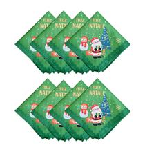 Kit 8 Guardanapos Natal Tecido Decoração Mesa Natalina 40cm Kit 8 Guardanapos Natal Tecido Decoração Mesa Natalina 40cm