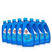 Kit 8 HTH Limpa Bordas Para Limpeza e Manutenção de Piscina 8 Litros