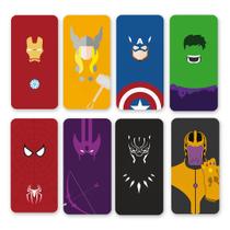 Kit 8 Imãs Herois Vingadores/Avengers 3x6cm De Metal