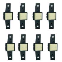 Kit 8 Interruptor Duplo Bipolar Simples 10a 250v Pial Embutir