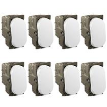 Kit 8 Interruptor (módulo) Bipolar Paralelo Nereya 663007