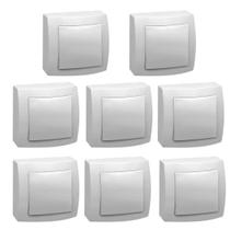 Kit 8 Interruptor Paralelo De Sobrepor 10a Sistemax 675001 Legrand