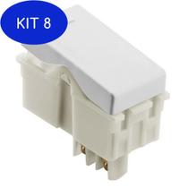 Kit 8 Interruptor Simples Tramontina Linha Liz Sem Placa 57115-001