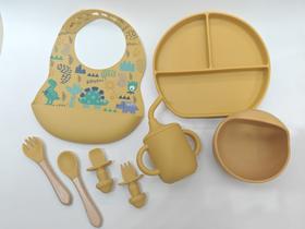 Kit 8 Introdução Alimentar Silicone Talheres De Bebê SE506