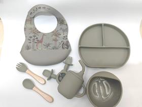 Kit 8 Introdução Alimentar Silicone Talheres De Bebê SE506