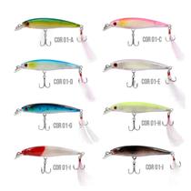 Kit 8 Isca Artificial Minnow Floating 9cm 8g - Deyu