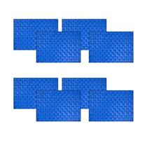 Kit 8 Jogo Americano Entrelacado Azul Rafimex Kit 8 Jogo Americano Entrelacado Azul Rafimex