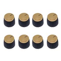 Kit 8 Knob Amplificador Estilo Marshall Dourado Gold ABS Kit 8 Knob Amplificador Estilo Marshall Dourado Gold ABS