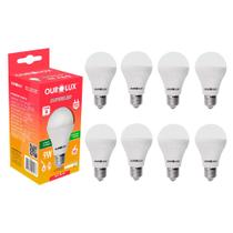 Kit 8 Lâmpada Led Bulbo 9w Branco Frio (6500k) - Ourolux