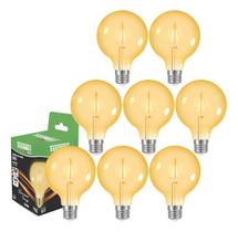 Kit 8 Lâmpada Led Filamento Vintage G95 3w Âmbar Taschibra Kit 8 Lâmpada Led Filamento Vintage G95 3w Âmbar Taschibra