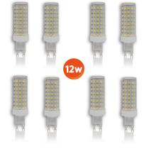 Kit 8 Lampada Led Halopim G9 12w 88 Leds Para Lustre Arandela