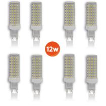 Kit 8 Lâmpada Led Halopim G9 12w 88 Leds Para Lustre Arandela