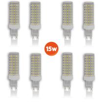 Kit 8 Lampada Led Halopim G9 15w 96 Leds Para Lustre Arandela