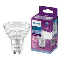 Kit 8 Lampadas Dicroica Led Gu10 4.8W 525Lm Bivolt Philips