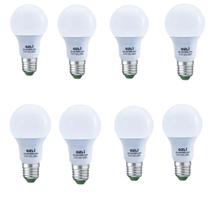 Kit 8 Lampadas Led Bulbo A60 9,5W 6500K Branco Frio 806 Lumens E27 Bivolt OZLI G10635-C