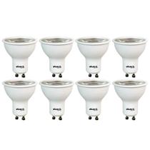 Kit 8 Lampadas LED Dicroica MR16 Galaxy 6,5W Bivolt 2700K Kit 8 Lampadas LED Dicroica MR16 Galaxy 6,5W Bivolt 2700K
