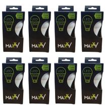 Kit 8 Lampadas LED Maxxy 15W Branca 6500K Bivolt Alta Luminosidade Economia Energia