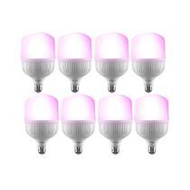 Kit 8 Lâmpadas Led Rgb Bulbo 30w Inteligente Wi-fi Elgin Kit 8 Lâmpadas Led Rgb Bulbo 30w Inteligente Wi-fi Elgin