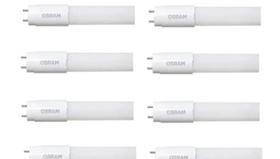 Kit 8 Lâmpadas Led Tubo T8 Osram 9w 900l 4000k 60cm Luz Neutra