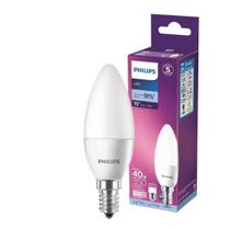 Kit 8 lampadas led vela 3,5w = 40w e14 e27 350lm philips