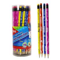 Kit 8 Lápis Preto Hb Tris Collection Metropolitan Borracha na Ponta coloridos Kit 8 Lápis Preto Hb Tris Collection Metropolitan Borracha na Ponta coloridos