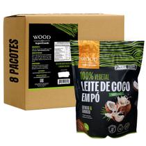 Kit 8 Leite de Coco em Pó 100 Vegetal Vegano Sem Lactose 907g
