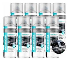 Kit 8 Limpa Ar Condicionado Automotivo Carro Higiene 300ml