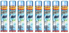 Kit 8 Limpa Ar Condicionado - Carro Novo Luxcar 300 Ml