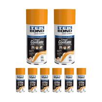 Kit 8 Limpa Contato Eletrico 300ml Em Spray Tekbond Kit 8 Limpa Contato Eletrico 300ml Em Spray Tekbond