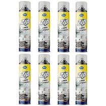 Kit 8 limpa estofados tira manchas spray zip 300ml my place