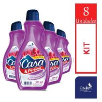 Kit 8 Limpador Perfumado Casa E Perfume Passione 500ml